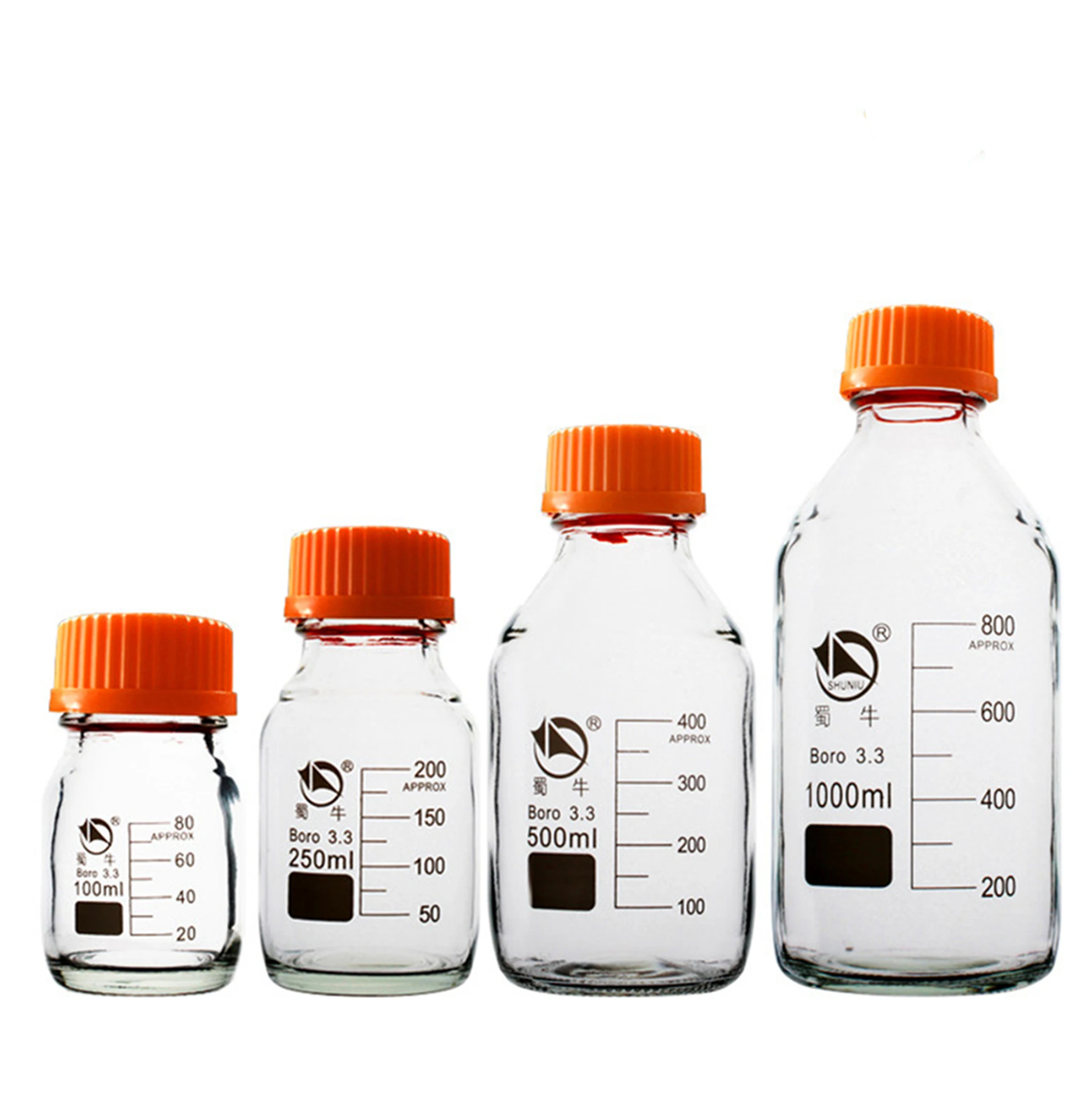 High quality transparent laboratory volumetric flask