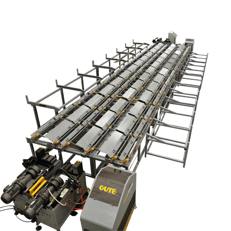 automatic Hydraulic  building Material Deformed Rebar Saw Cutting Production Line
