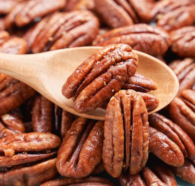 Полумягкие натуральные жареные соленые орехи пекан первого качества с раковиной орехи ореха