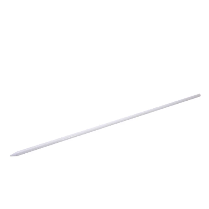 White 1200mm plastic electric fence fiberglass solid rod pole