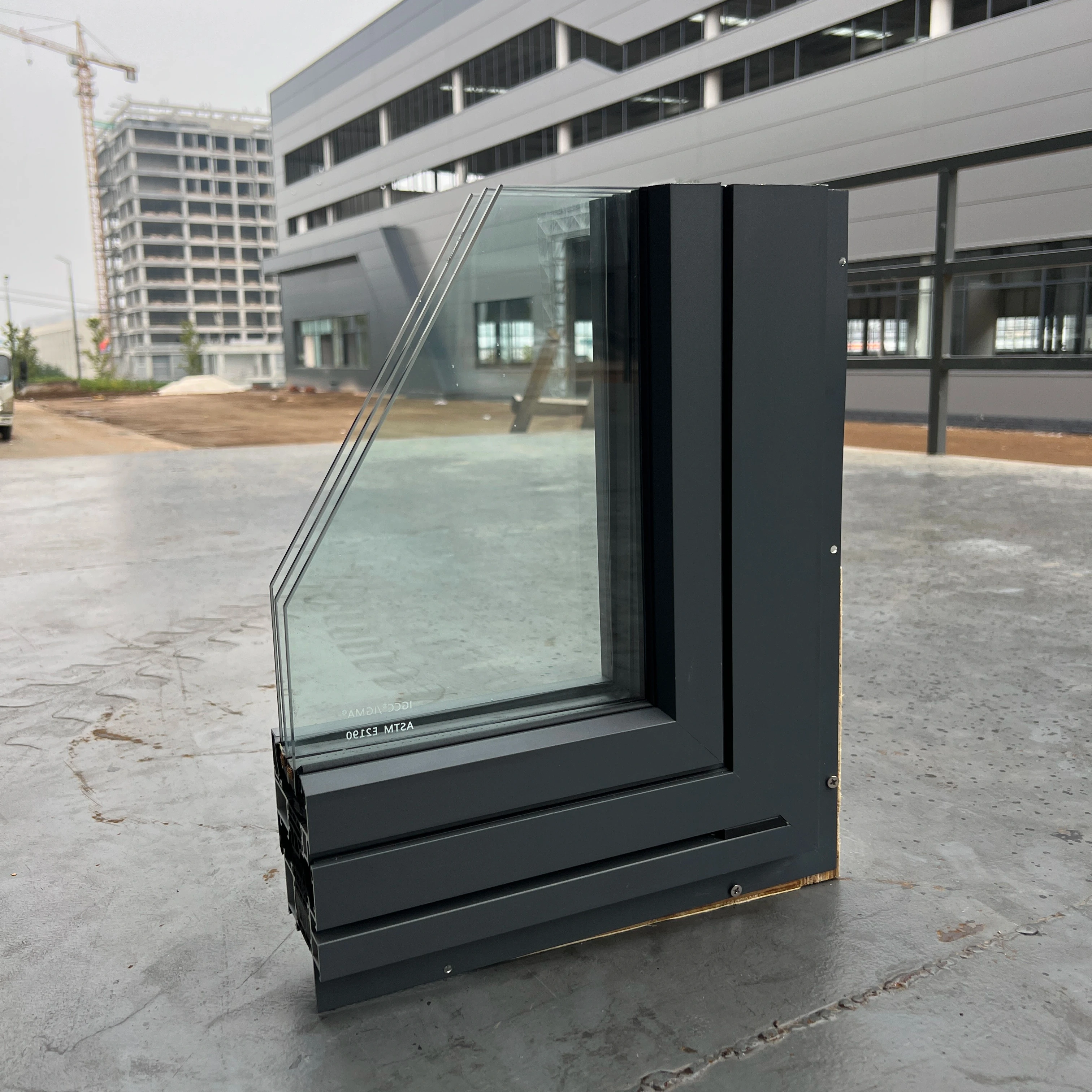 Window Corner Hot sell American simple design Triple Glazed Thermal Break Aluminum Tilt&Turn Window