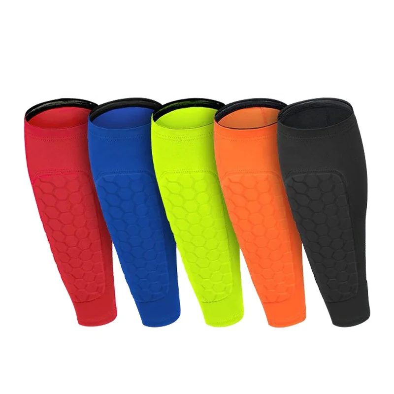 basketball leg sleeves honeycomb sport support leg football sleeve calf brace calf