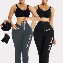 customize push up high waist gym sport fitness workout black scrunch butt waterproof yoga waist trainer leggings for women