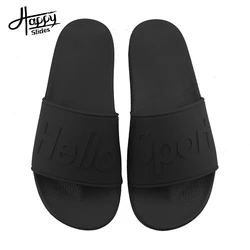 Happyslides/детские шлепанцы для мальчиков; Сезон лето; Коллекция 2021 года; Сандалии с логотипом на заказ; Домашние тапочки; Детские резиновые шлепанцы