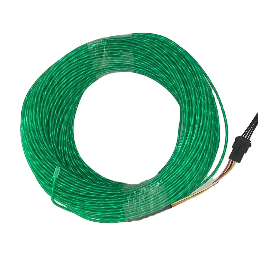 2.3MM led running Neon Light Glow Motion Chasing Electroluminescent EL Wire 50 meter with AC inverter