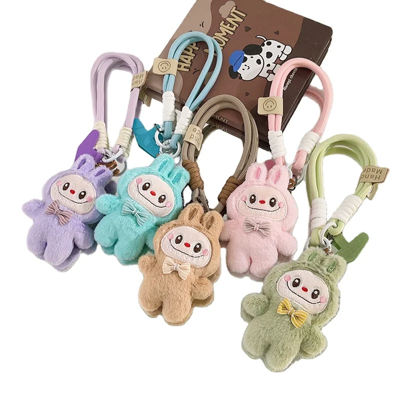 Kawaii плюшевый брелок для ключей мультяшный Чехол мобильного телефона кукла школьная сумка подарок игрушки оптовая продажа