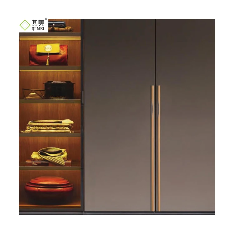 New gold  Aluminium Handle  for   wardrobe  Aluminum profile handles