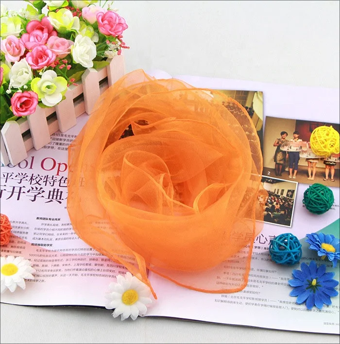 Wholesale of kindergarten performances dance performances small candy colored square scarves