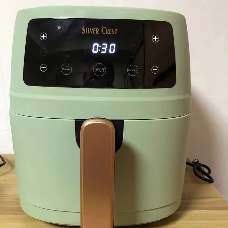 Best Sale Design with, Back Deflector 220V 50Hz Household Commercial  8l Smart Oil Free oven air fryer/