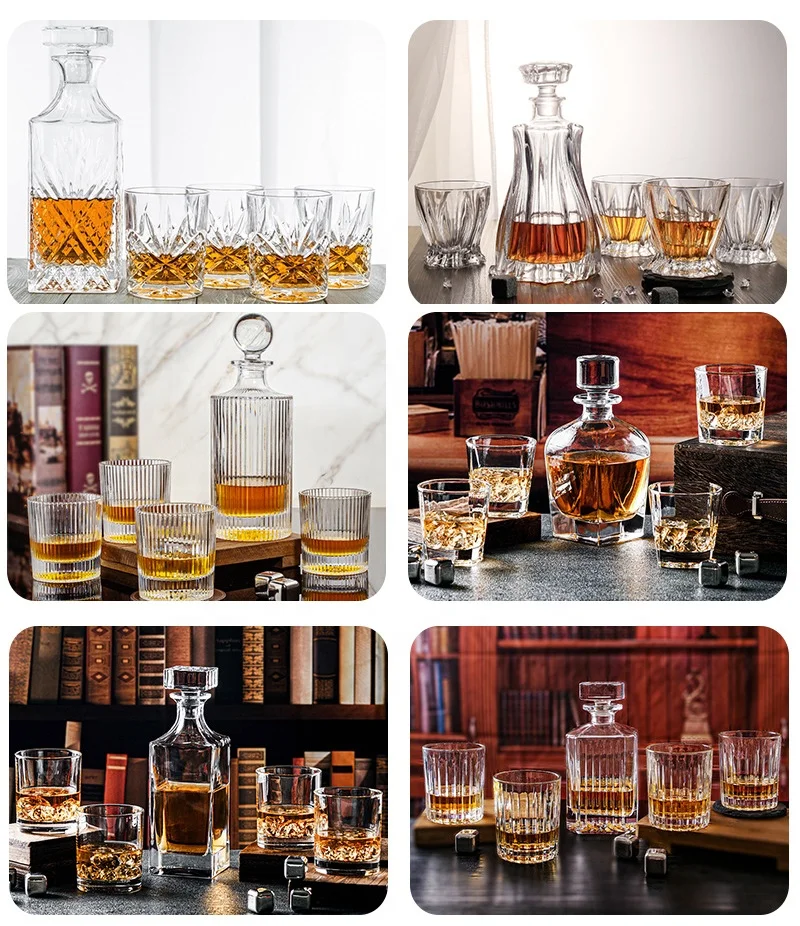 alcohol liquid JD whisky rum decanter gift set for wine champagne beer tequila cocktail gin