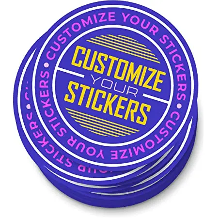 Пользовательская высекающая наклейка с вашим собственным логотипом именная Бирка ПВХ Виниловая Водонепроницаемая компьютерная багажная самоклеящаяся