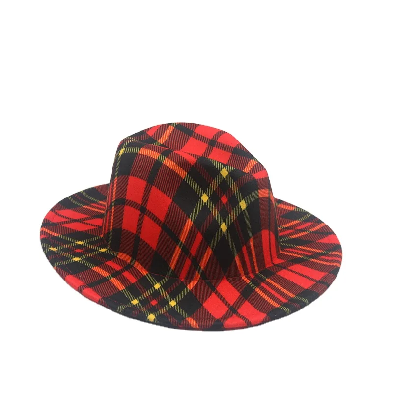Wholesale Unisex Fashion Autumn and Winter Felt Fedora Hat Classic British Church Jazz Hat