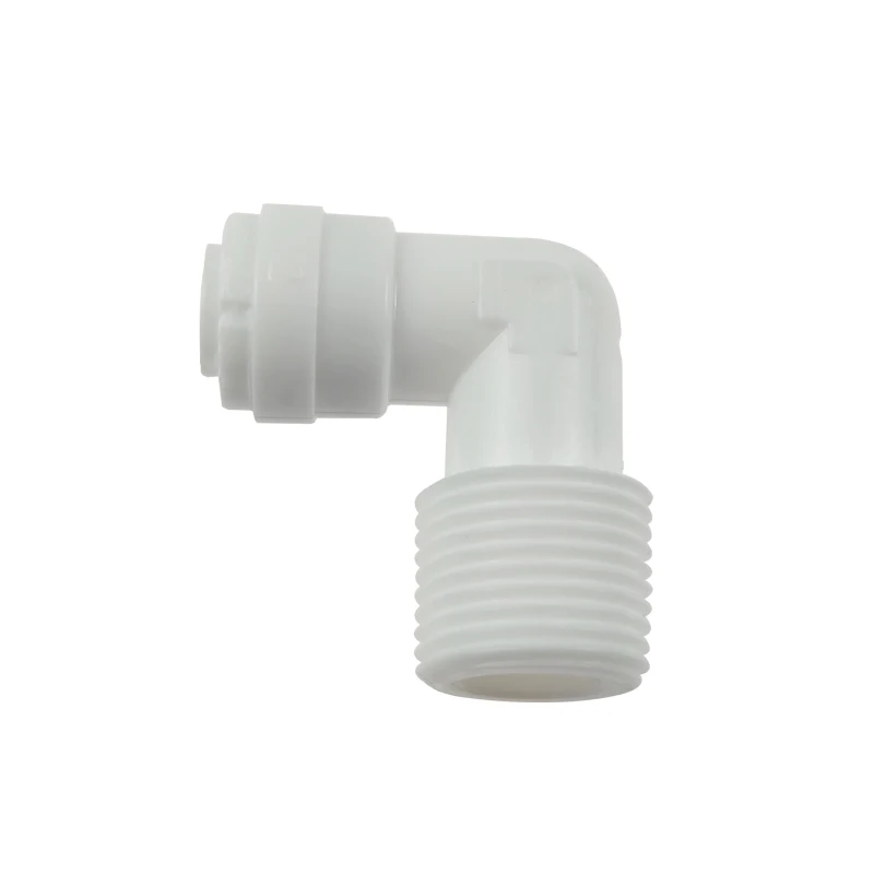 Plastic Male Elbow Tube O.D1/4  Thread1/8 male Quick Connect Fitting for Water Purifiers RO Water Systems