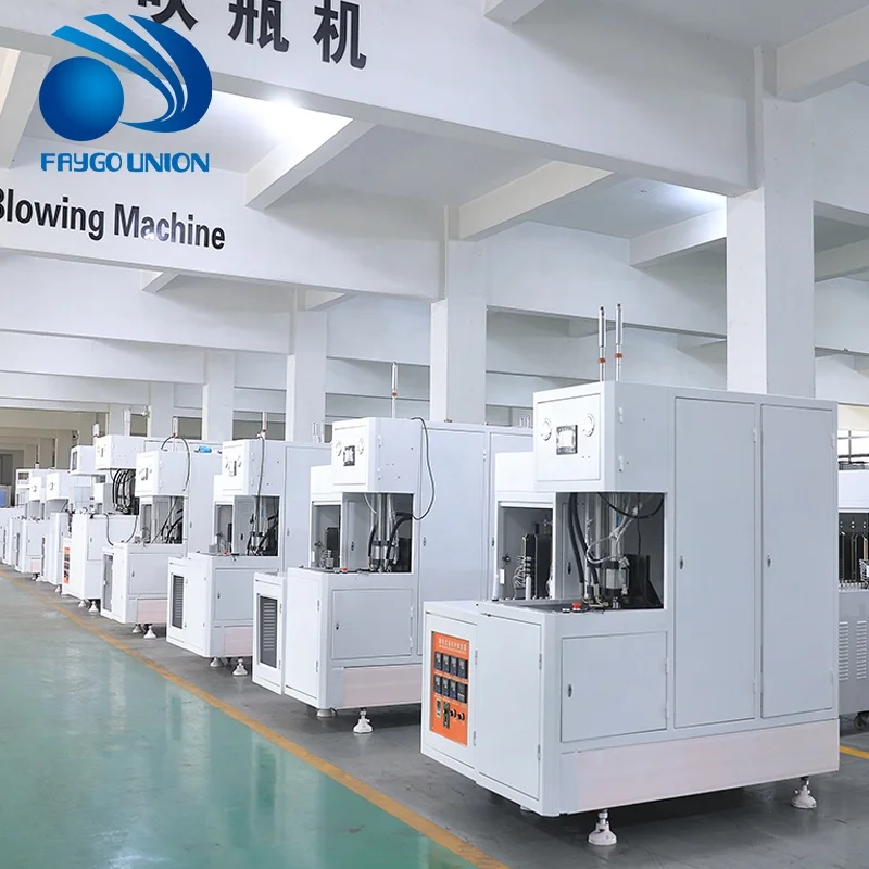Suzhou Yuda  2 Cavity Semi Automatic One Heater One/Two Blower 150ml-2000ml PET Bottle Blower Molding Machine for Small Business