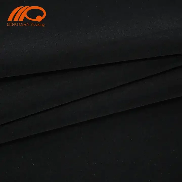 Top selling High quality Double-side Flocked Fabric for Pouch & Box of Jewelry/Wine/Gift/Glasses