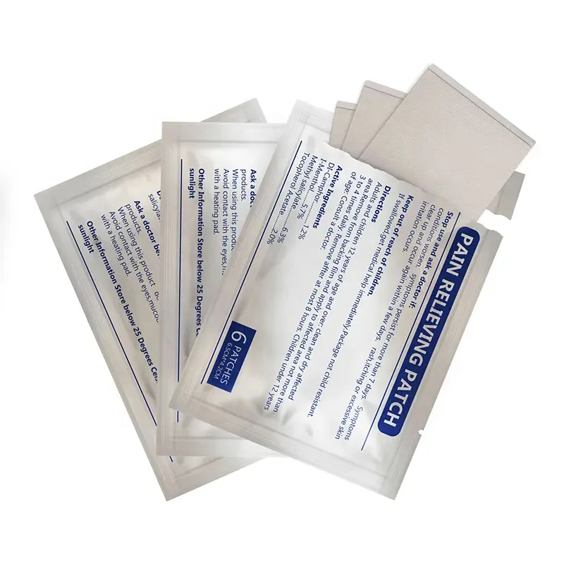 Comfortable And lightweight natural Plant Extract plaster Menthol Muscle Joint Pain Relief Patch