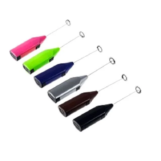 ZYL 130692 Handheld Milk Frother Wand Battery Operated Coffee Frother and Foam Maker with Steel Whisk Electric egg beater