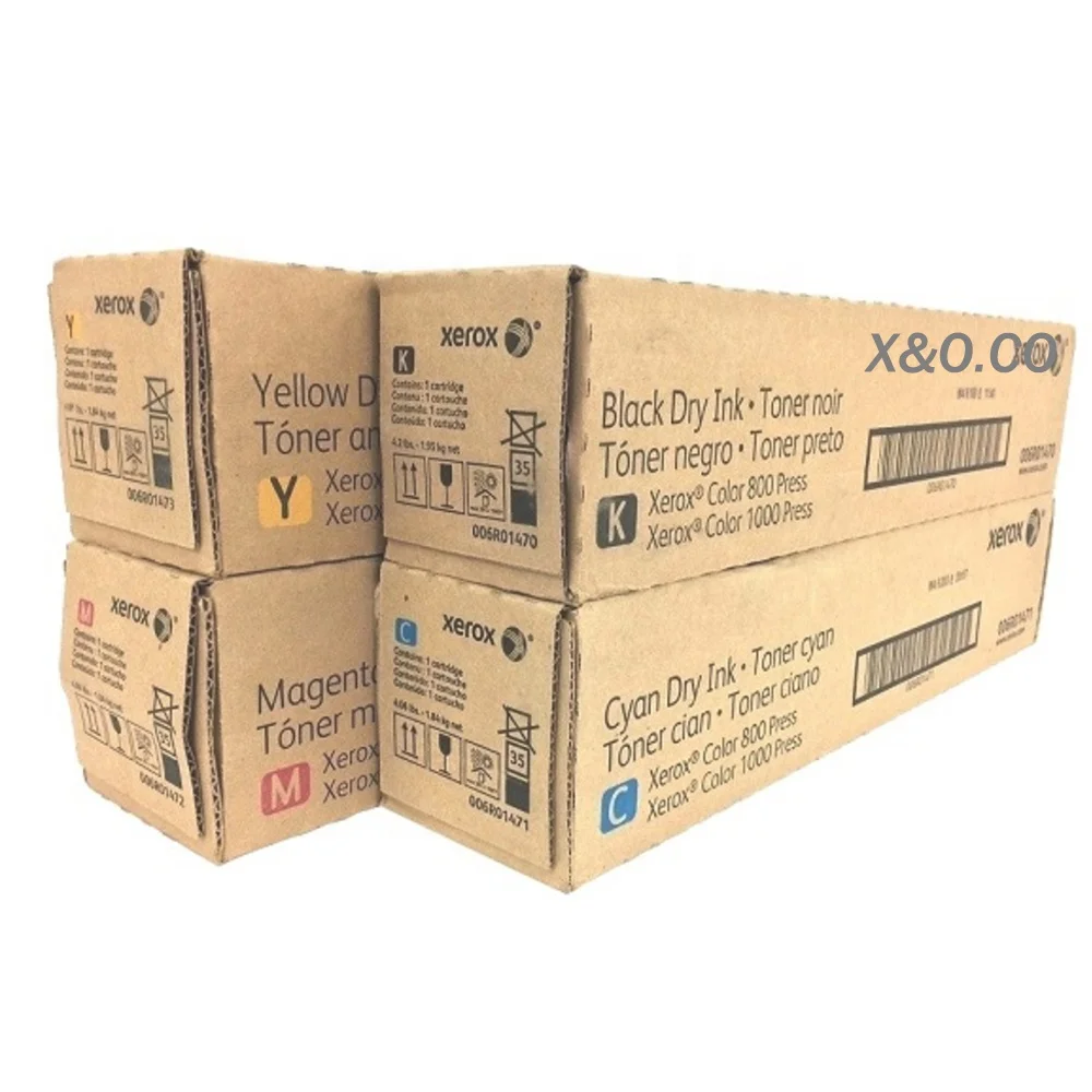 X&O Original Genuine Quality 006R01480 006R01481 006R01482 006R01483 Toner for Xerox Color 800 1000 800i 1000i photocopier