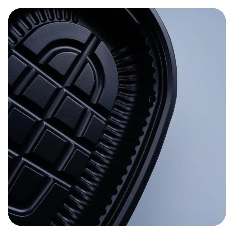 Manufacturer Supply  Roast Cooking Chicken  Takeaway Disposable Plastic Roast Cooking Chicken Box Container with Anti-fog Lid