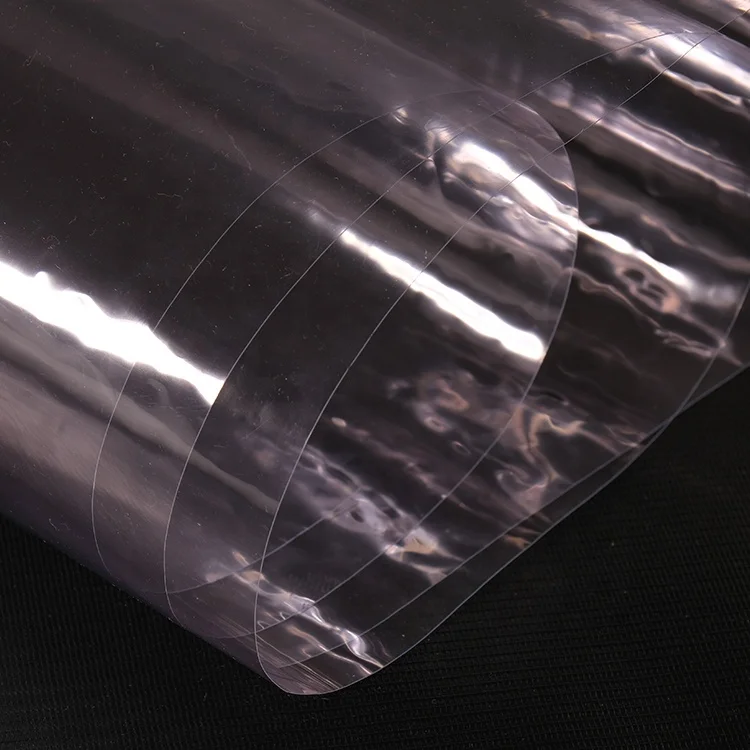 China Manufacture Good Quality Transparent Packing Glossy Lamination Super Clear Film Roll PVC Sheet Membrane