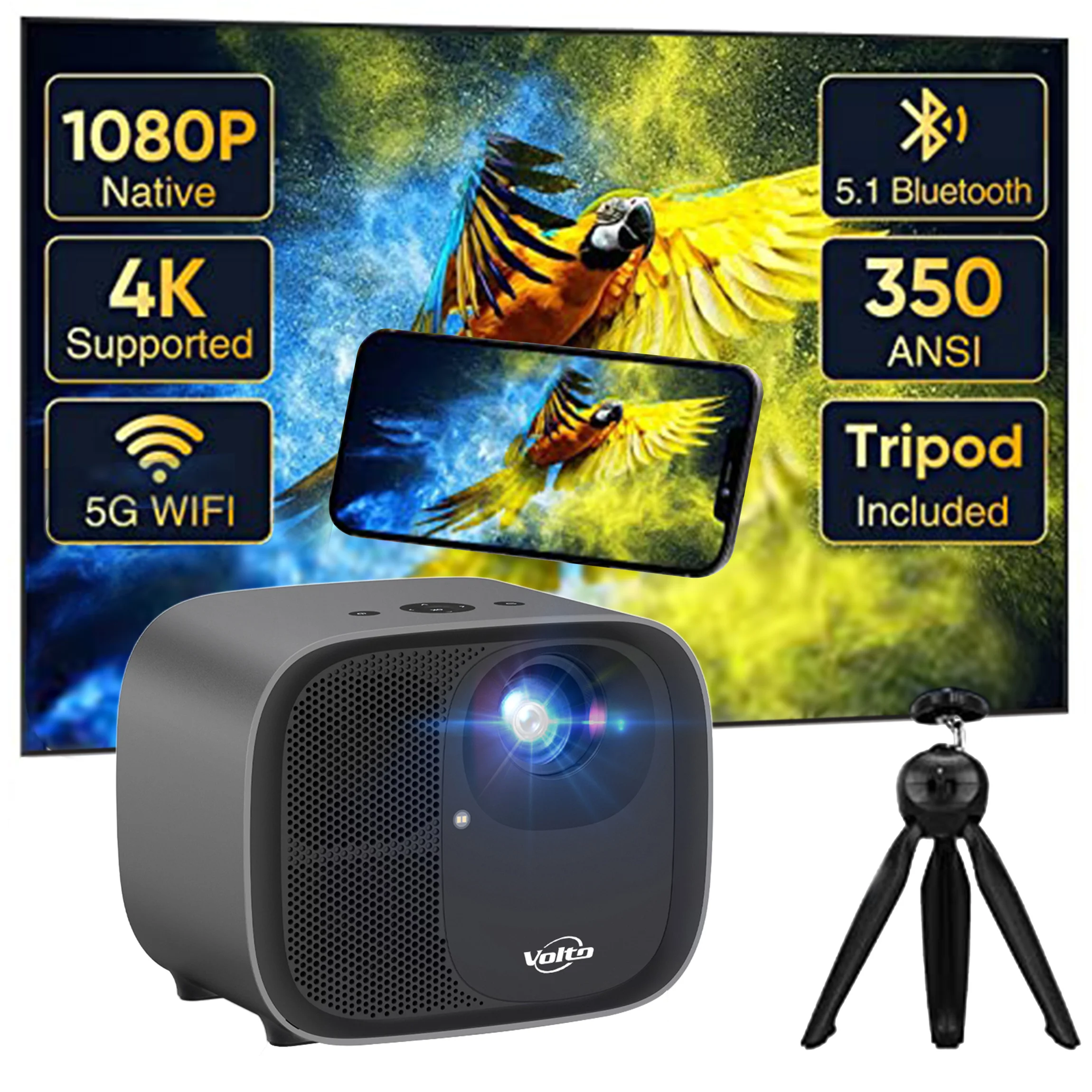 Theater Mobile Dlp Portable 4k Digital Android Projector Original Factory Mini Wifi Home Business Education Home Theater Led Pro