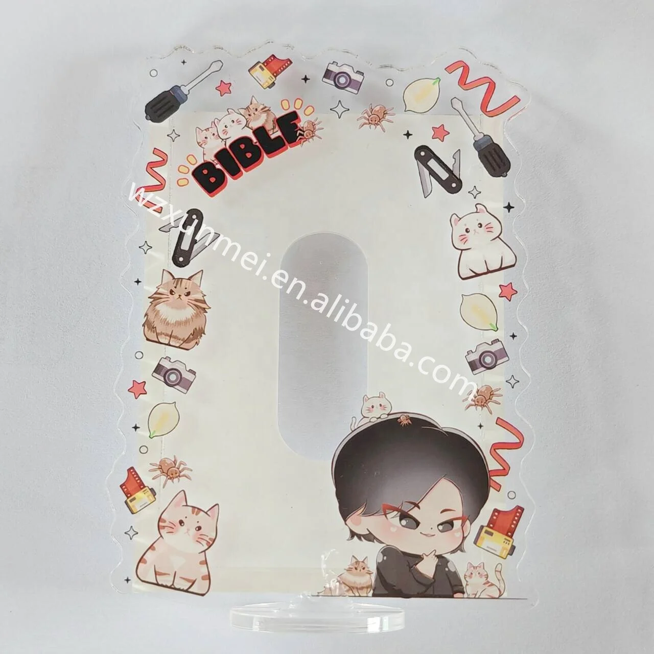 New Custom Design Photocard Holder Acrylic Stand Photo Card Holder Photo Collect Kpop Acrylic Card Holder