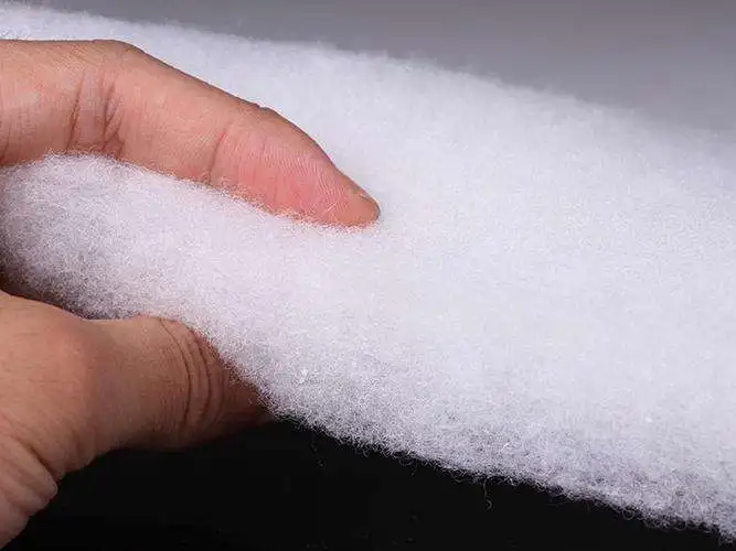 40mm thick thermal bonded soundproofing polyester insulation anti flaming wadding batting