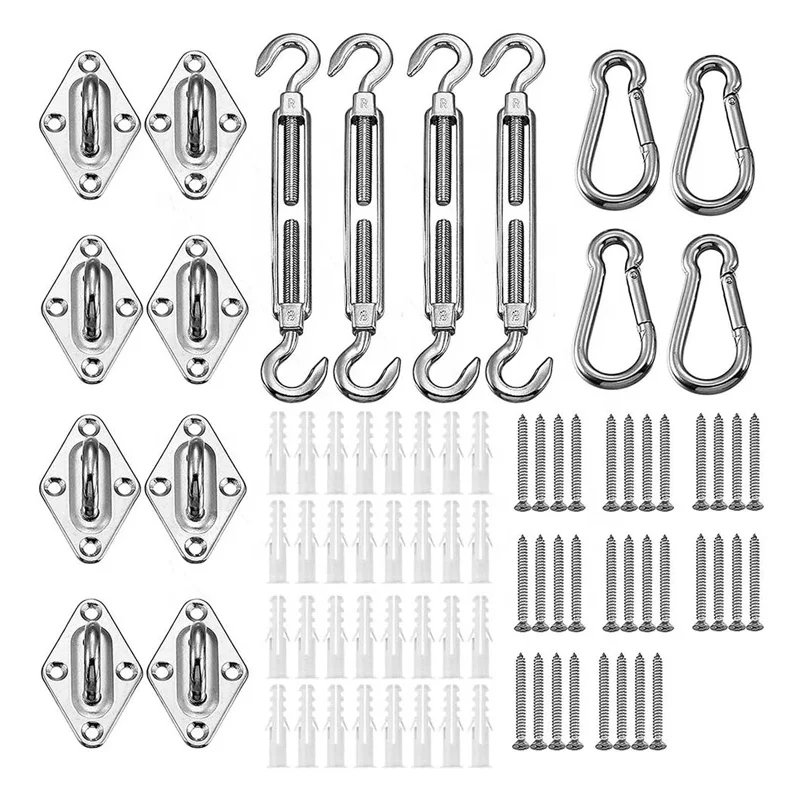 FULE Top-Rated Triangle 12*12*12 Sun Shade Sail For Sale Canopy Heavy Duty Waterproof 2m X 2m Sun Shade Sail Hardware Kits