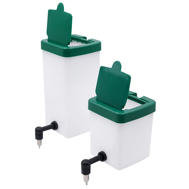 0.5L 1L  Automatic Rabbit Nipple Drinker Cage Hanging Plastic Water Bottle Nipple Water Drinkers for Rabbits