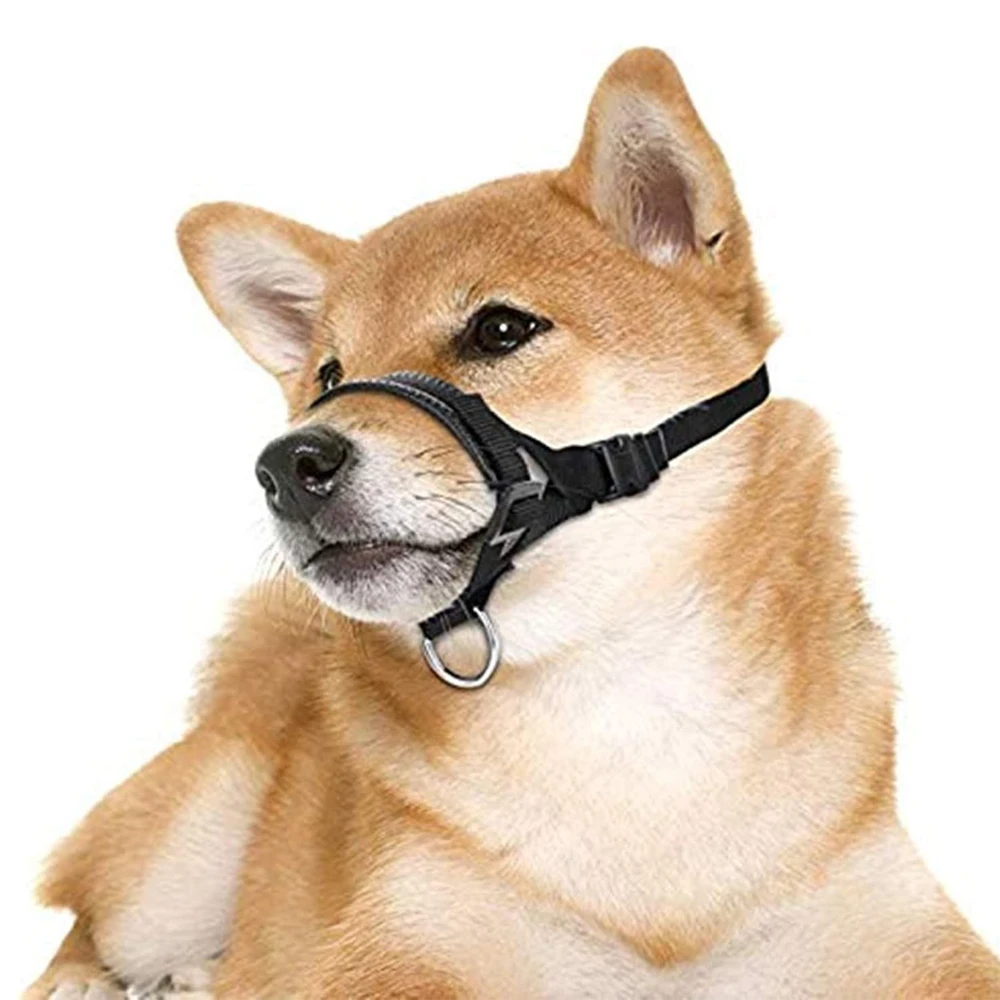 
Nylon pet dog face muzzle werewolf for Small,Medium,Large Dogs Prevent from Biting,Barking and Chewing,Adjustable Loop 