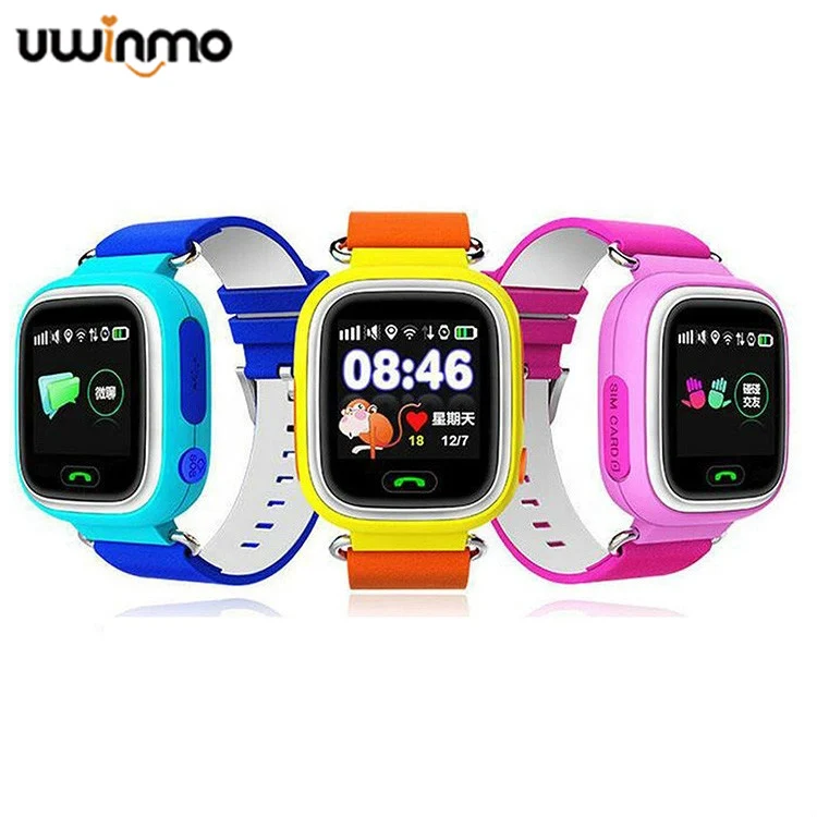 Лучшие продажи android IOS камера smartwatch q90 дети смарт gps wifi дети телефон смарт часы для детей