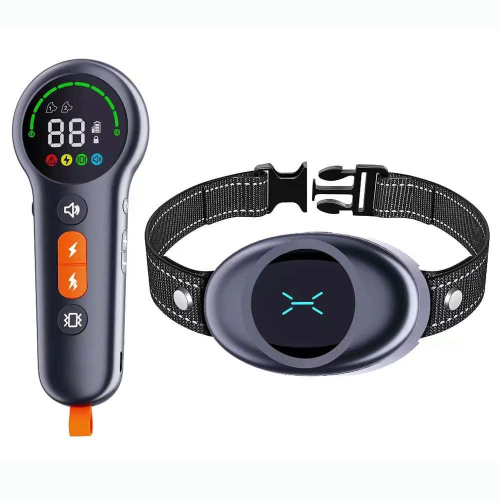 Amz хот-дог против коры ошейник автоматический для контроля коры собак перезаряжаемый ошейник для дрессировки собак ошейник для коры