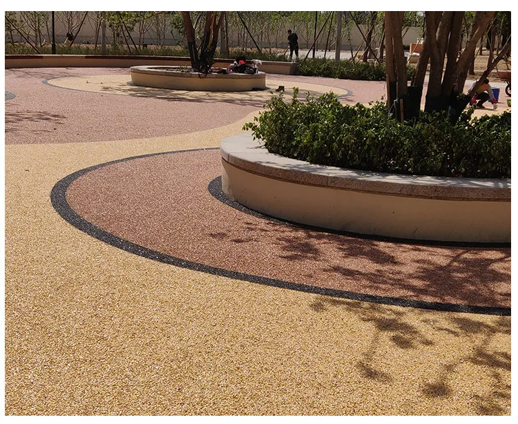 Colored Landscape Stone Decorative Pebbles  Mixed With Natural Landscape Colored Gravel And Rice Washing Stone Terrazzo Stone