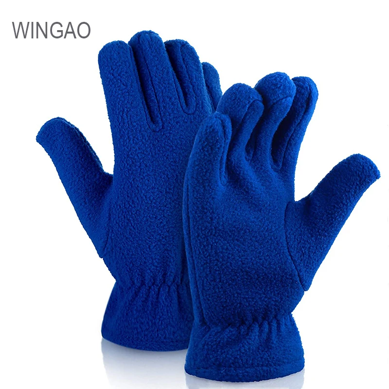 Winter Soft Gloves Ski Warm Mittens Thermal Fleece Gloves for Men Women Christmas Valentines Day Giving