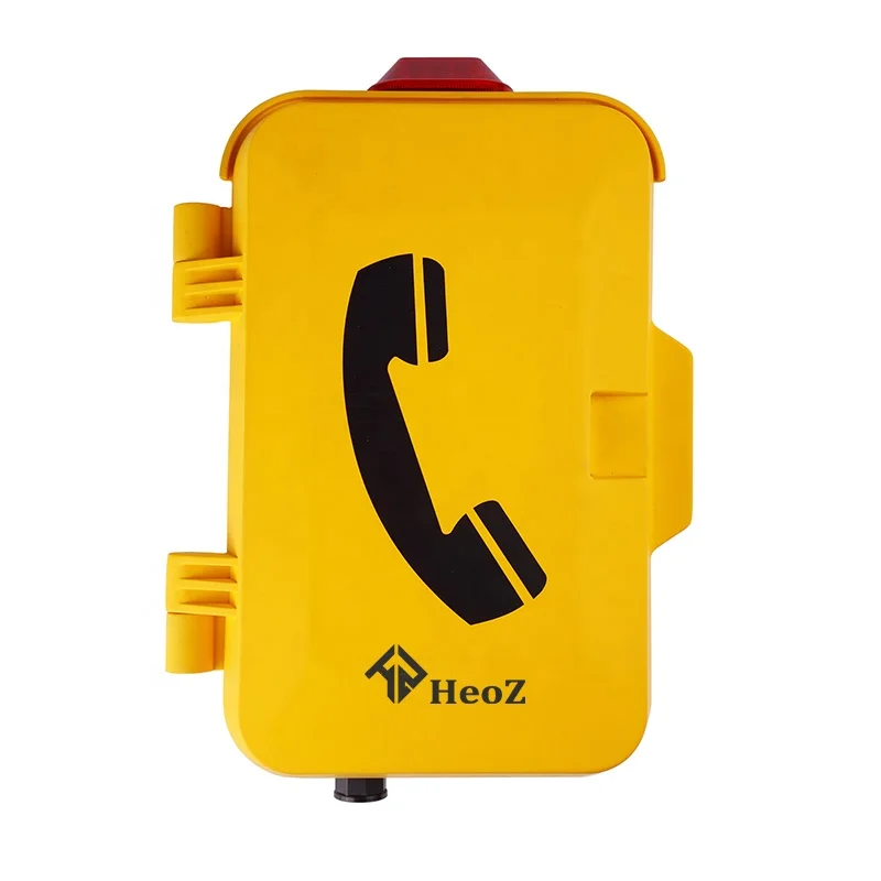 HeoZ Hot Sale IP68 Analog Cordded Emergency Telephones Help Points For Marine Offshore Onshore