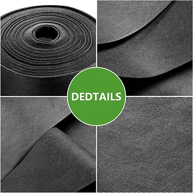 150gsm черная цветная пластиковая пленка для Мульчирования мембрана борьбы с сорняками сверхпрочная Ландшафтная ткань