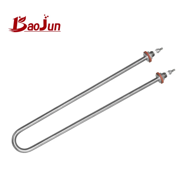 220V 380V 2kw 3kw 4kw 6kw Double U Type Stainless Steel Tubular Water Heater