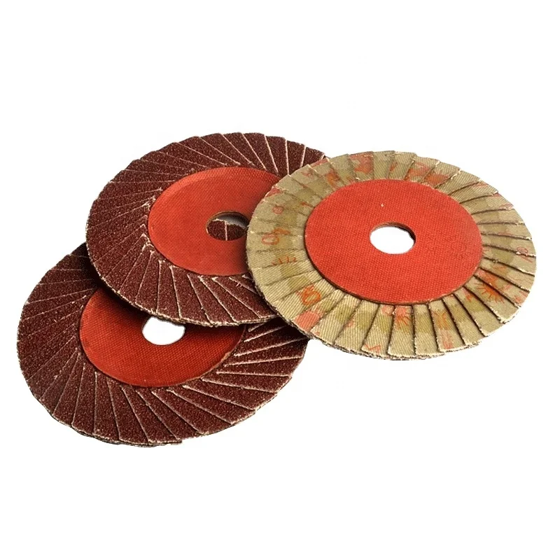 abrasive flexible Flower stainless steel wood polishing 4.5 inch flap disc wheel 4 inch supplier