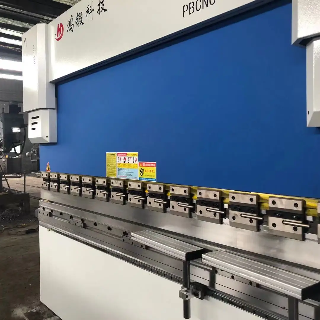 
NC and CNC WC67Y-125t/4000 steel plate hydraulic press brake bending machine for door frame 