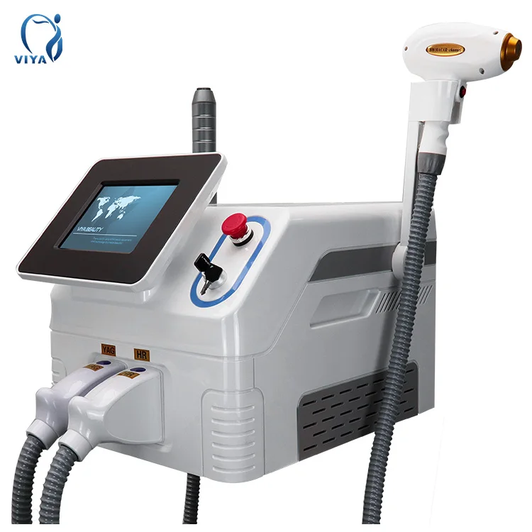 2023 2 in 1 factory price  diode laser machine q switch nd yag laser machine picosecond laser tattoo removal machine