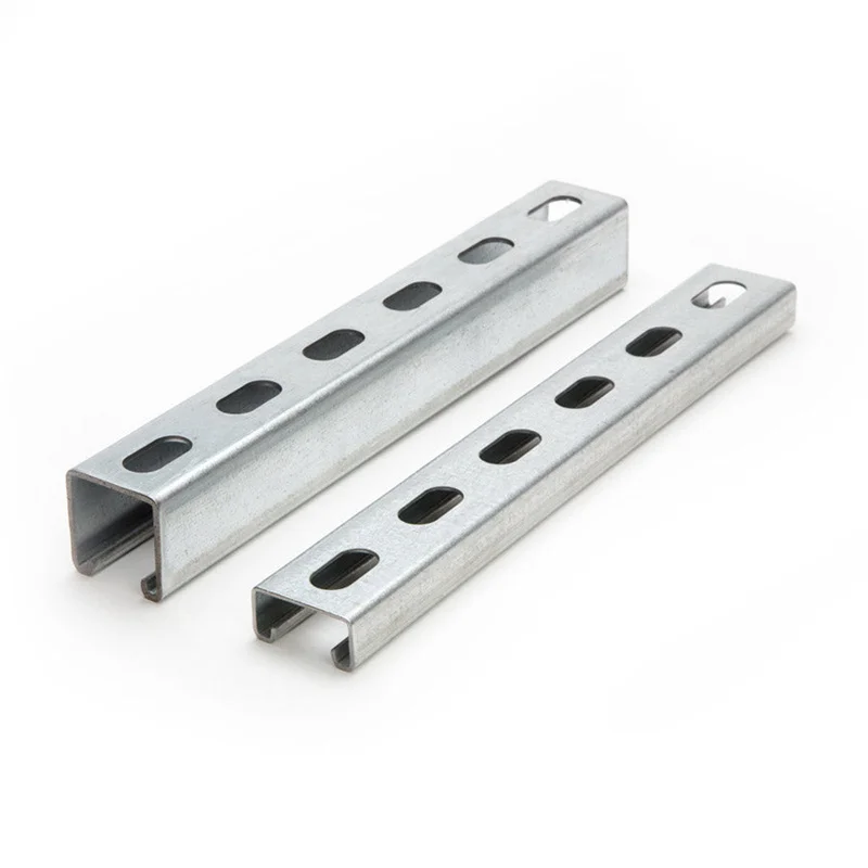 Carbon Steel Metal Framing Strut Channel used for unistrut