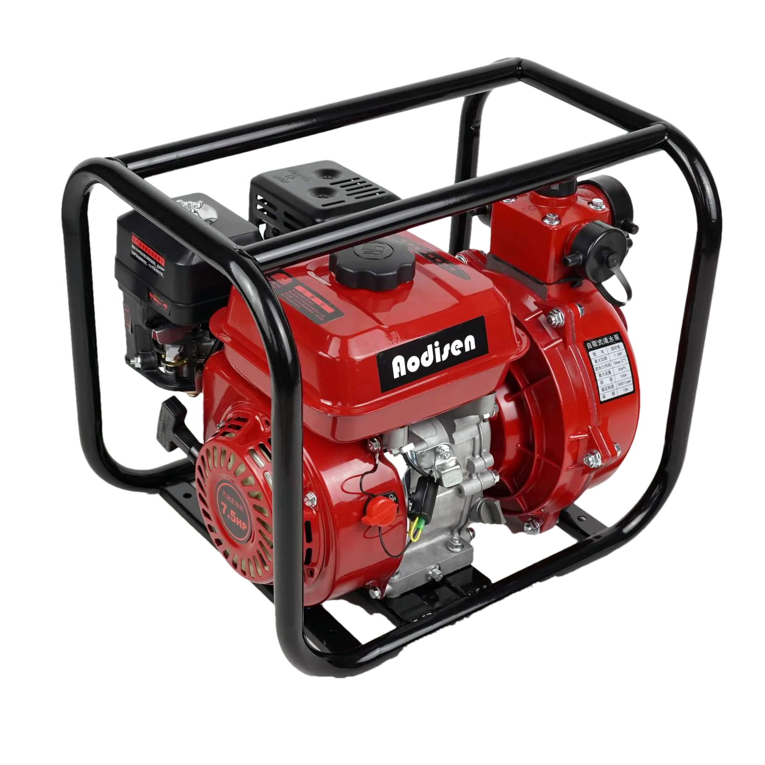 7hp Fire Fighting 1.5 Inch 2 Inch Double Impeller High Pressure Gasoline Water Pump