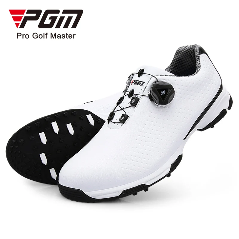 PGM XZ095 mens summer golf shoes quick lacing waterproof antislip golf shoes