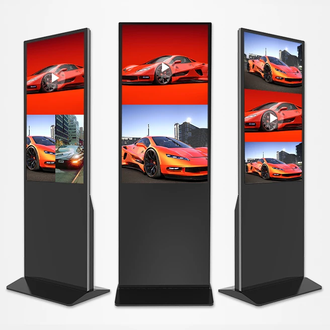 Factory 43inch Floor Stand lcd Touch Screen Totem Video Digital Signage Kiosk Advertising Display Screen Outdoor DigitalSignage