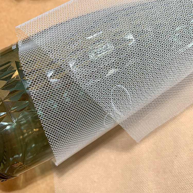 Hot Selling Fashion Nylon Bridal Soft Wedding Hard Nylon Tulle Net Fabric