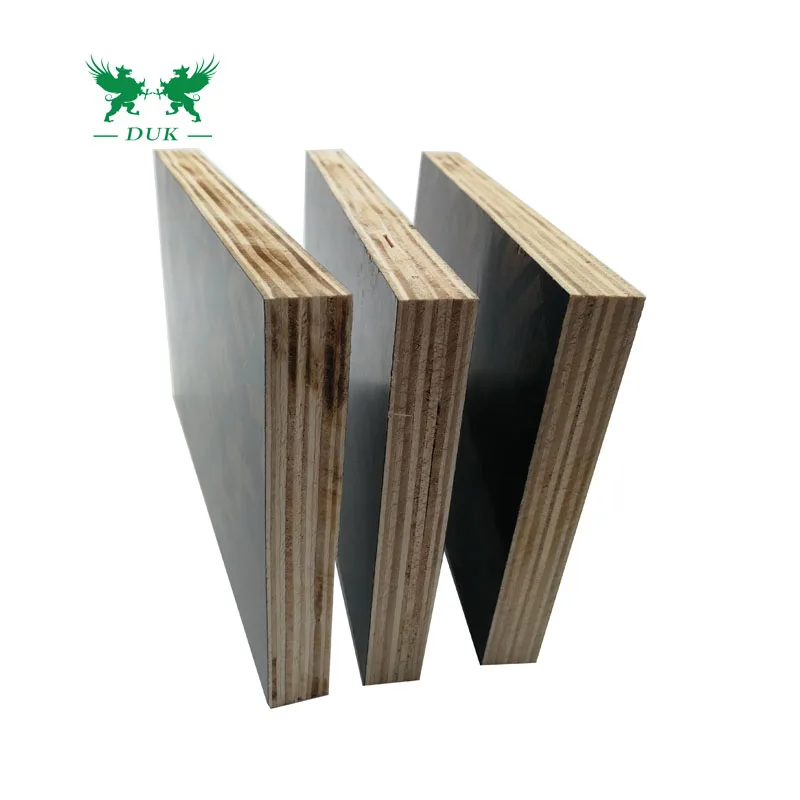 Construction Concrete Template Formwork Poplar Core 15mm 18mm Film Faced Shuttering Plywood