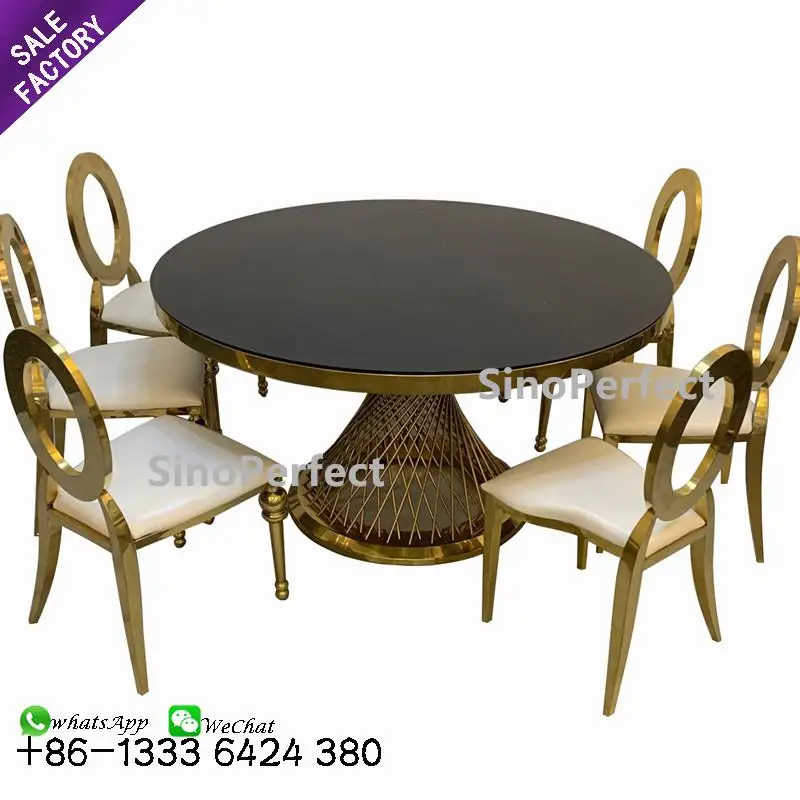 Хороший выбор длинный стол для отеля Свадебный роскошный банкетный из нержавеющей стали в форме серпантина