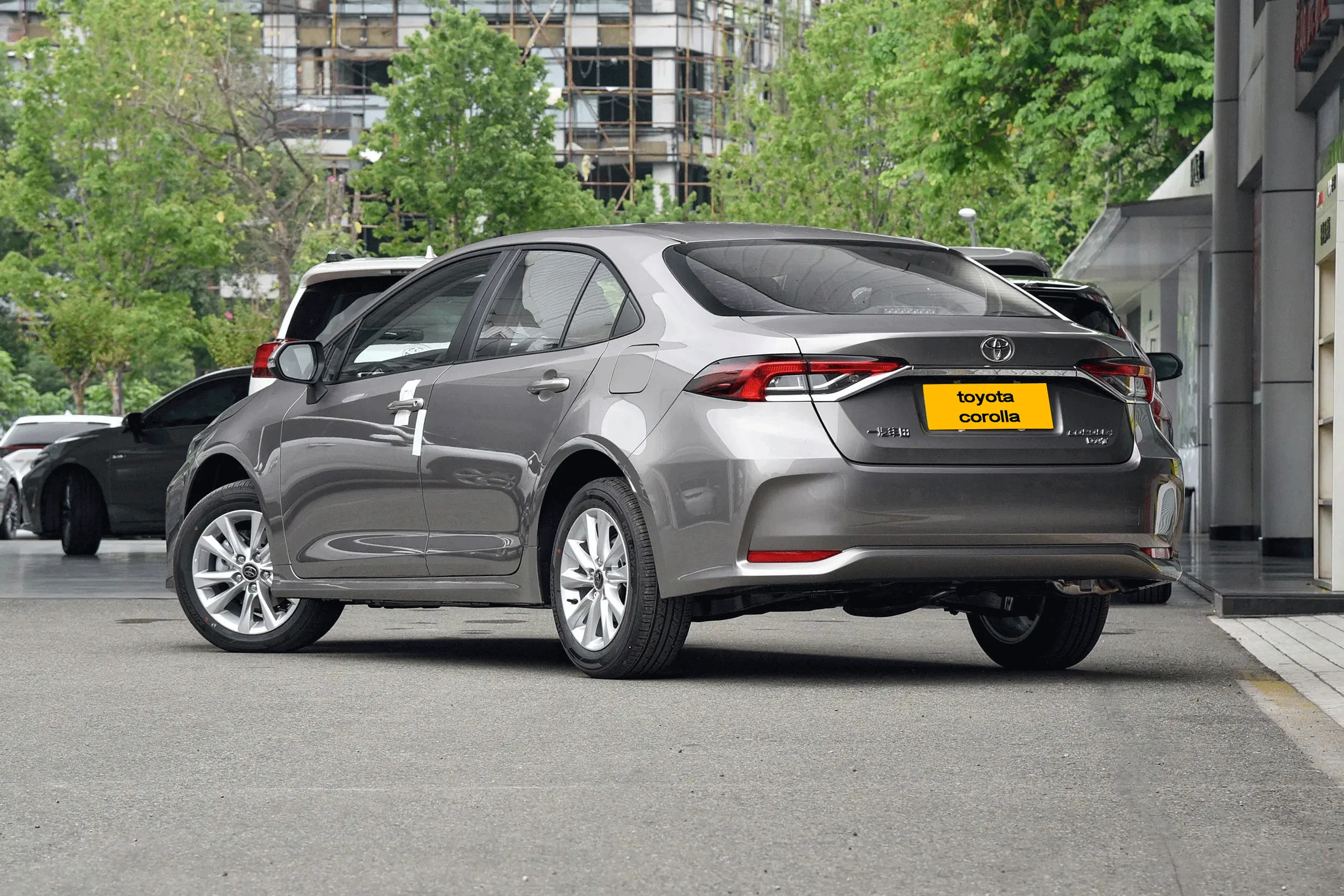 Toyota corolla 2024 новый стиль масляный электрический Гибридный передний привод для продажи в порту toyota hybrid