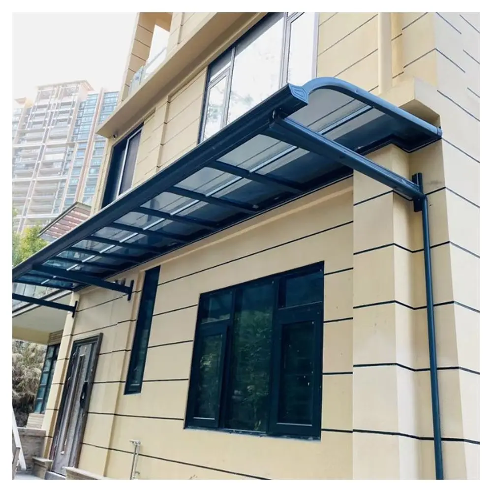 Sun Rain Shade Outdoor Awnings Patio Polycarbonate Roofs Garden Cover Aluminum Roof Awning Terrace Canopy