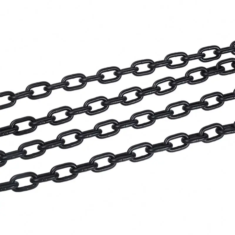 Stud link chain high quality G80 chain With Hook